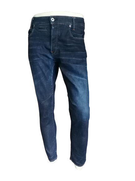 G-Star RAW jeans. Donker gekleurd. W35 - L30. Slim / stretch. Type D-Shaq. EcoGents