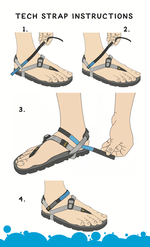 LUNA Sandals - Performance Laces 2.0 - Adjustment Instructions