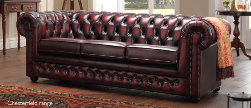 Chesterfield antique leather sofa from sofasofa