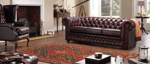 Chesterfield three seater sofa