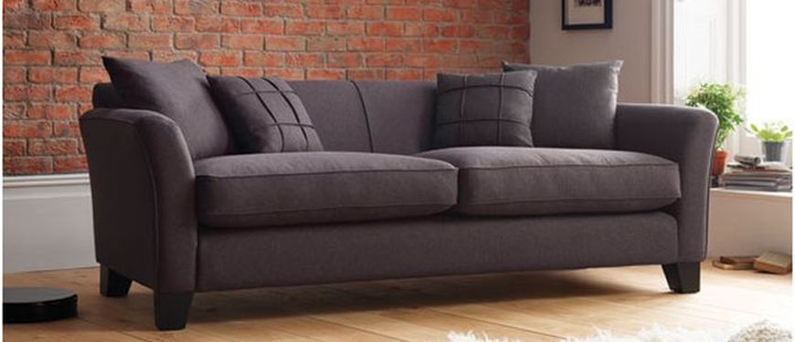Grey duck feather sofa