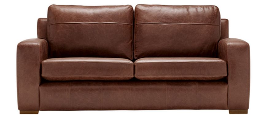 Mezzo two seater leather sofa