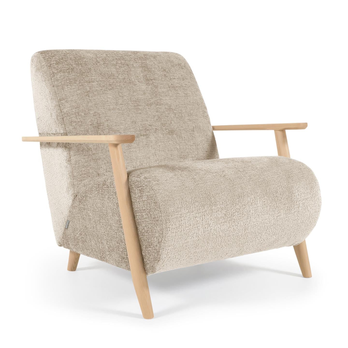 regeling specificeren Stroomopwaarts Kave Home Meghan fauteuil beige chenille – HelloChair