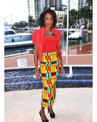 African  pencil skirt for women