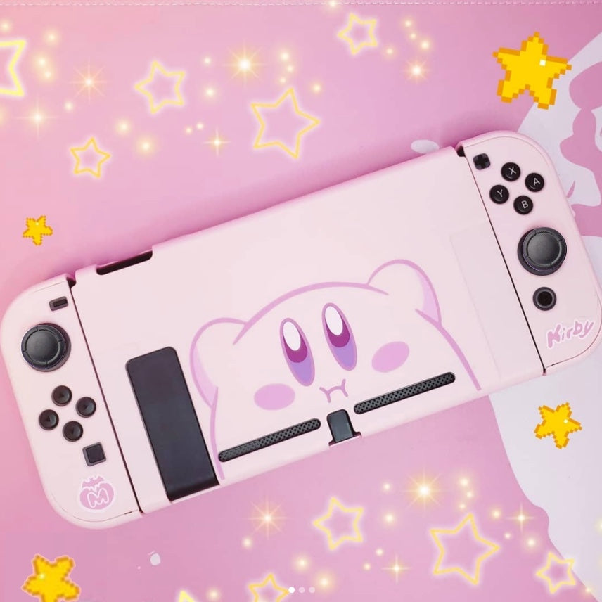 dobbelt fritaget Ikke kompliceret Kirby Switch Case - Nintendo Switch Snap On Hard Shell Protector – Beluga  Design