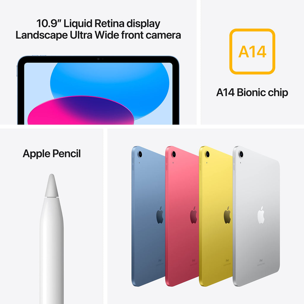 2022 Apple 10.9-inch iPad (Wi-Fi, 64GB) - Pink (10th Generation