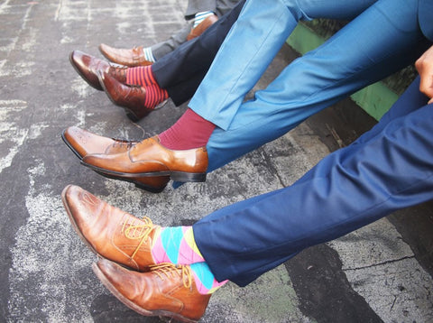 Business Casual Colorful Socks