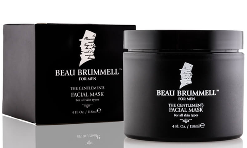 Beau Brummell Facial Mask with activated charcoal
