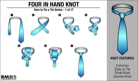 Four In Hand Knot infographic