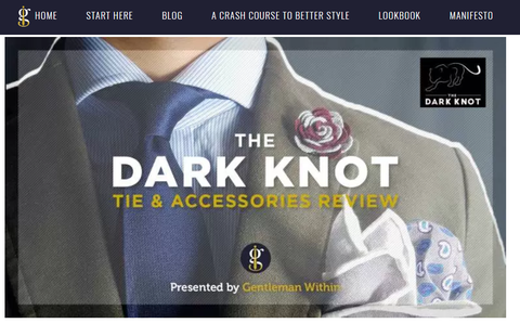 Gentleman Within Dark Knot Ties & Accessories Review