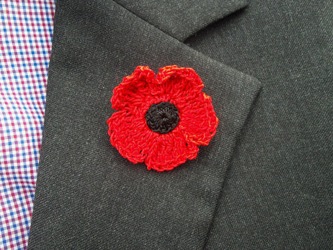 How to Wear a Poppy Lapel Flower