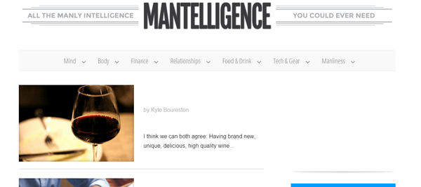 Best Men's Lifestyle Blogs Mantelligence