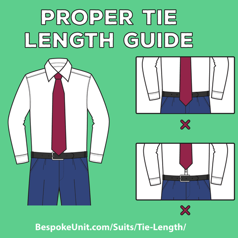 Correct tie length
