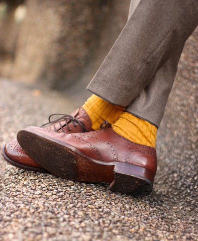 Mustard Yellow Socks