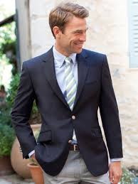 classic navy blazer