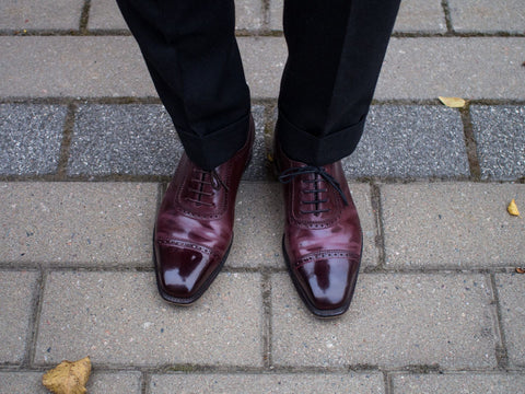 Oxblood shoes