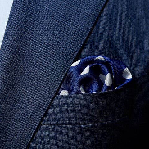 Improve Your Style with a Polka Dot Pocket Square