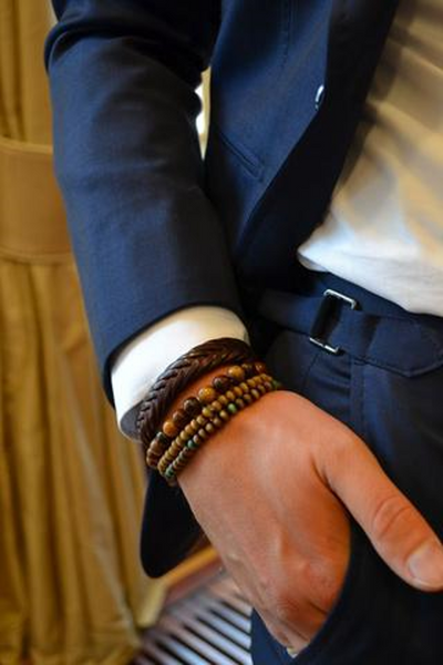 Suit with Bracelets