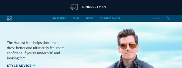 Best Men's Style Blogs The Modest Man