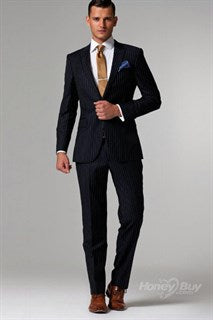 Well Fitted Navy Suit