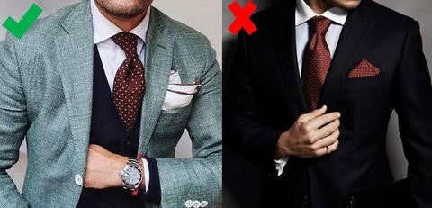 What Men Shouldn't Wear - Matching Ties & Pocket Squares
