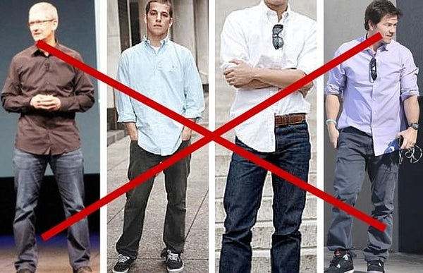 What Men Shouldn't Wear - Untucked Dress Shirts