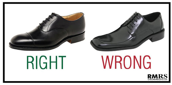 What Men Shouldn't Wear - Square Toed Shoes