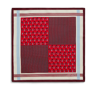 Best Pocket Squares, Red Silk Pocket Square Zegna