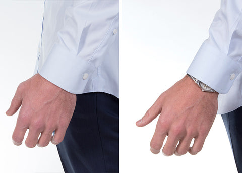 Dress Shirt Sleeve Cuff Fit