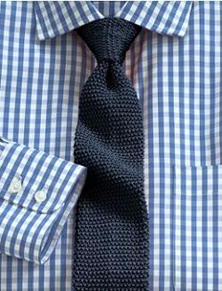 Knit Ties that Match Checkered Shirts