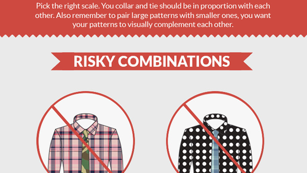 Mens Style Mistake Wrong Tie and Shirt Combinations