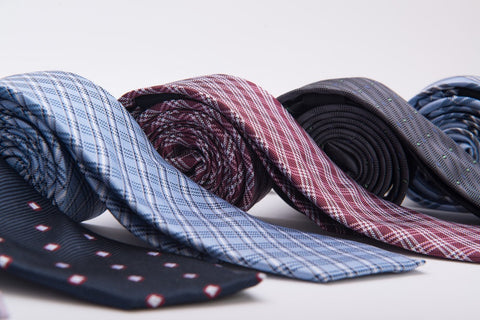 Plaid Silk Skinny Ties