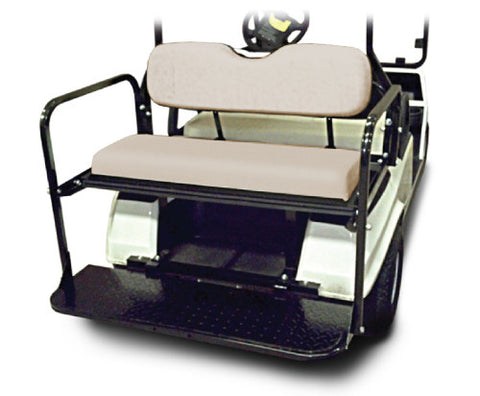 Rear Flip Seat with Buff Cushion. Will fit Club Car® DS™ Golf Carts