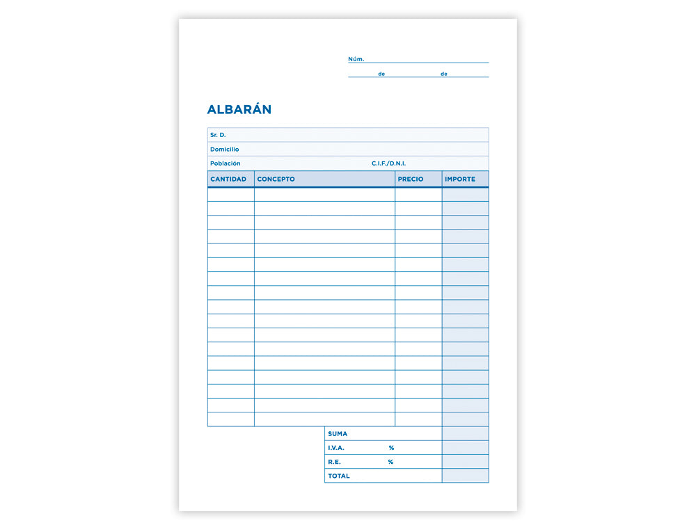 Talonario Albaranes 4º Simple 100 Hojas Liderpapel Ecta 3 Paper · Design · Print 6887