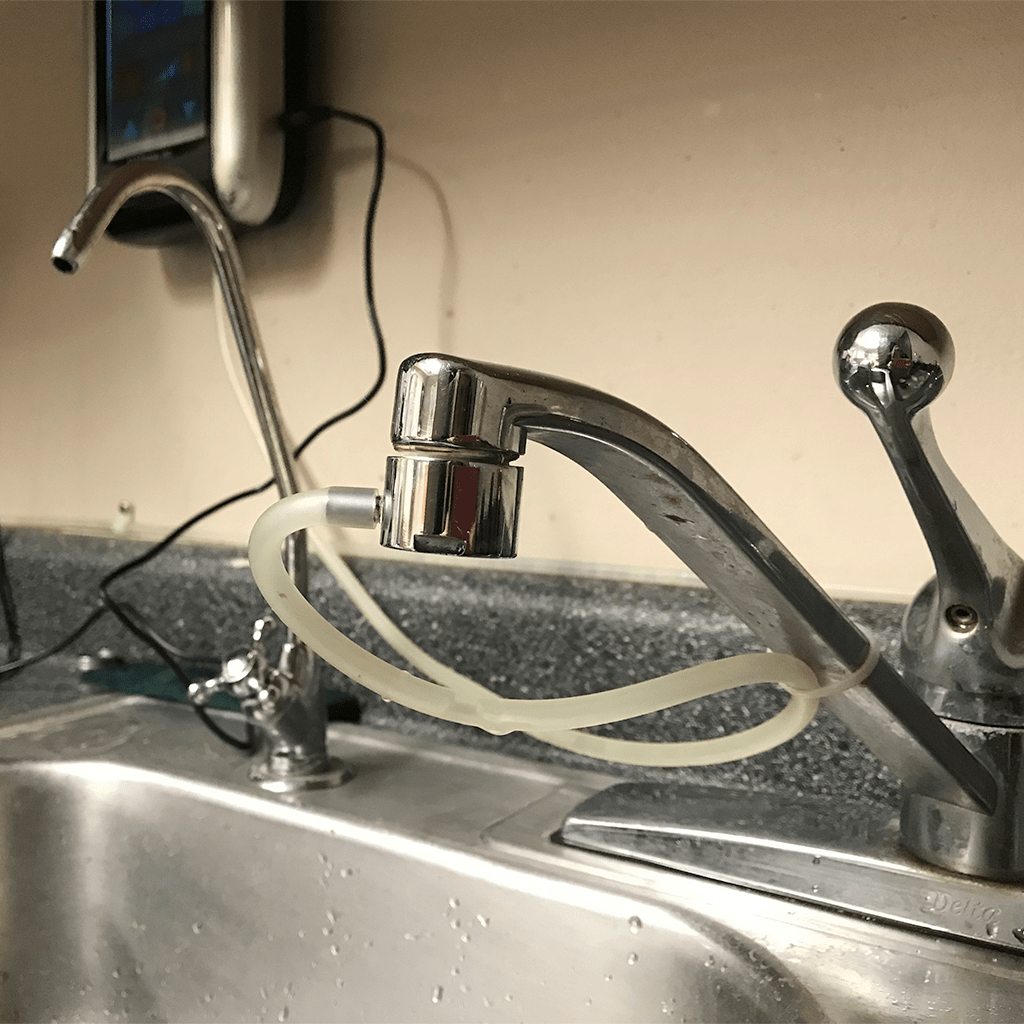 Ozonated Faucet Water On Demand