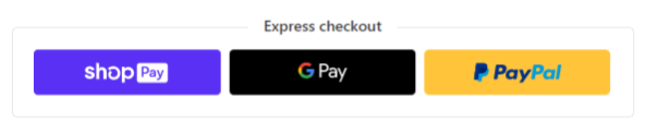 Hammerly Ceramics Express Checkout Options. Shop Pay, Google Pay, PayPal