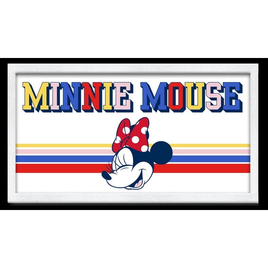 Disney Minnie Mouse Gel Coat 10" x 18" Framed Wall Art