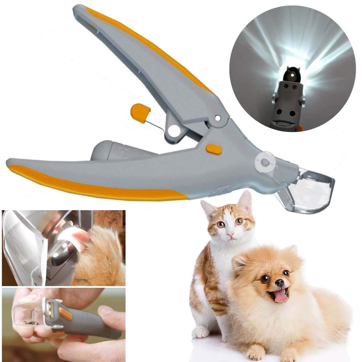 cat nail trimmer with light