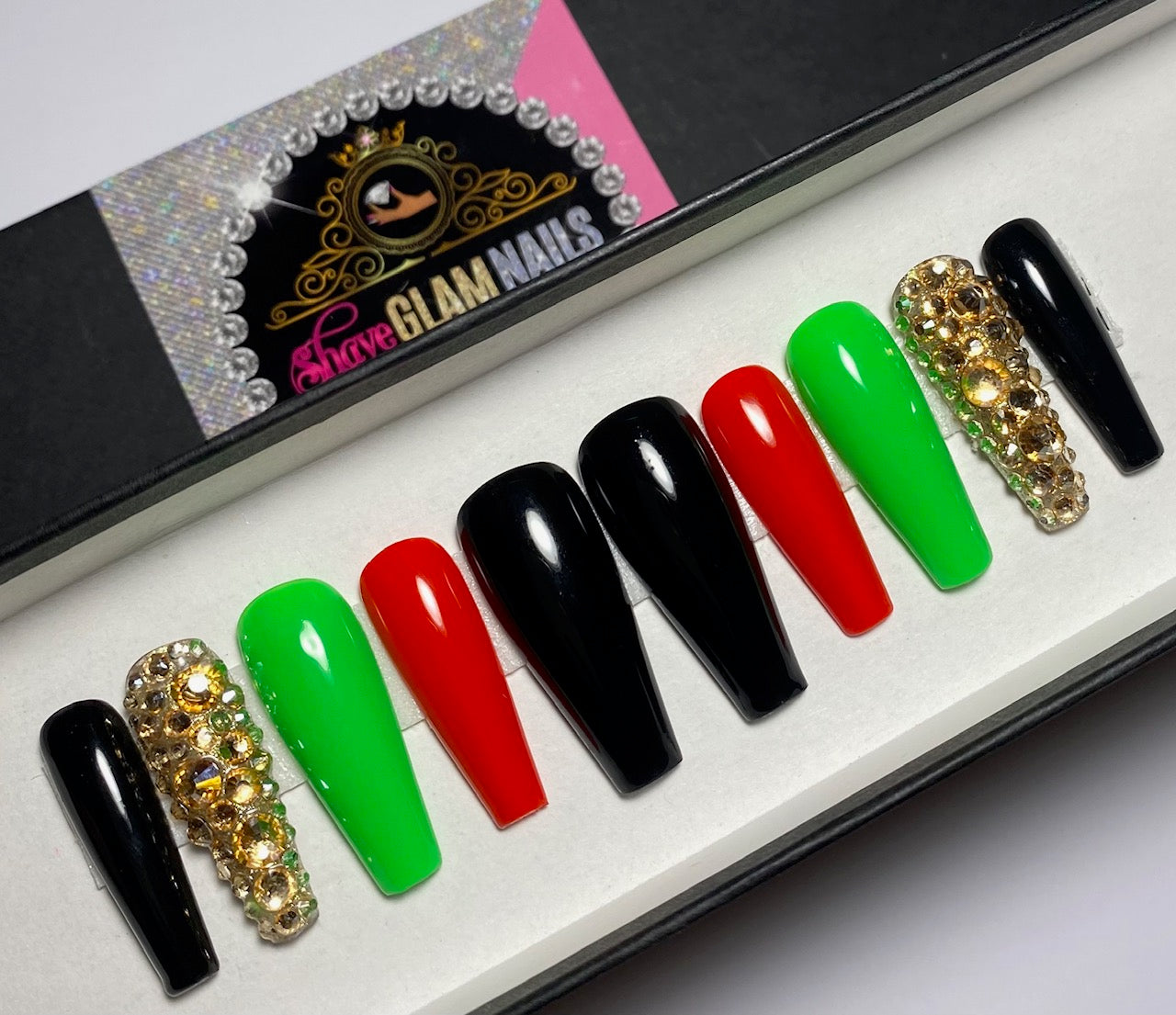 Black History Press On Nails – Shaye Glam Nails