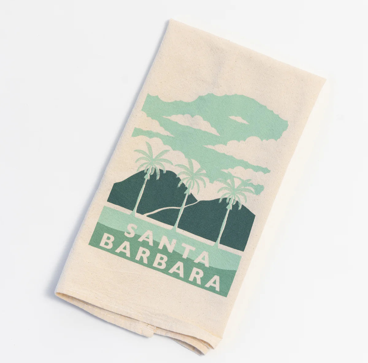 Santa barbara palms kitchen towel