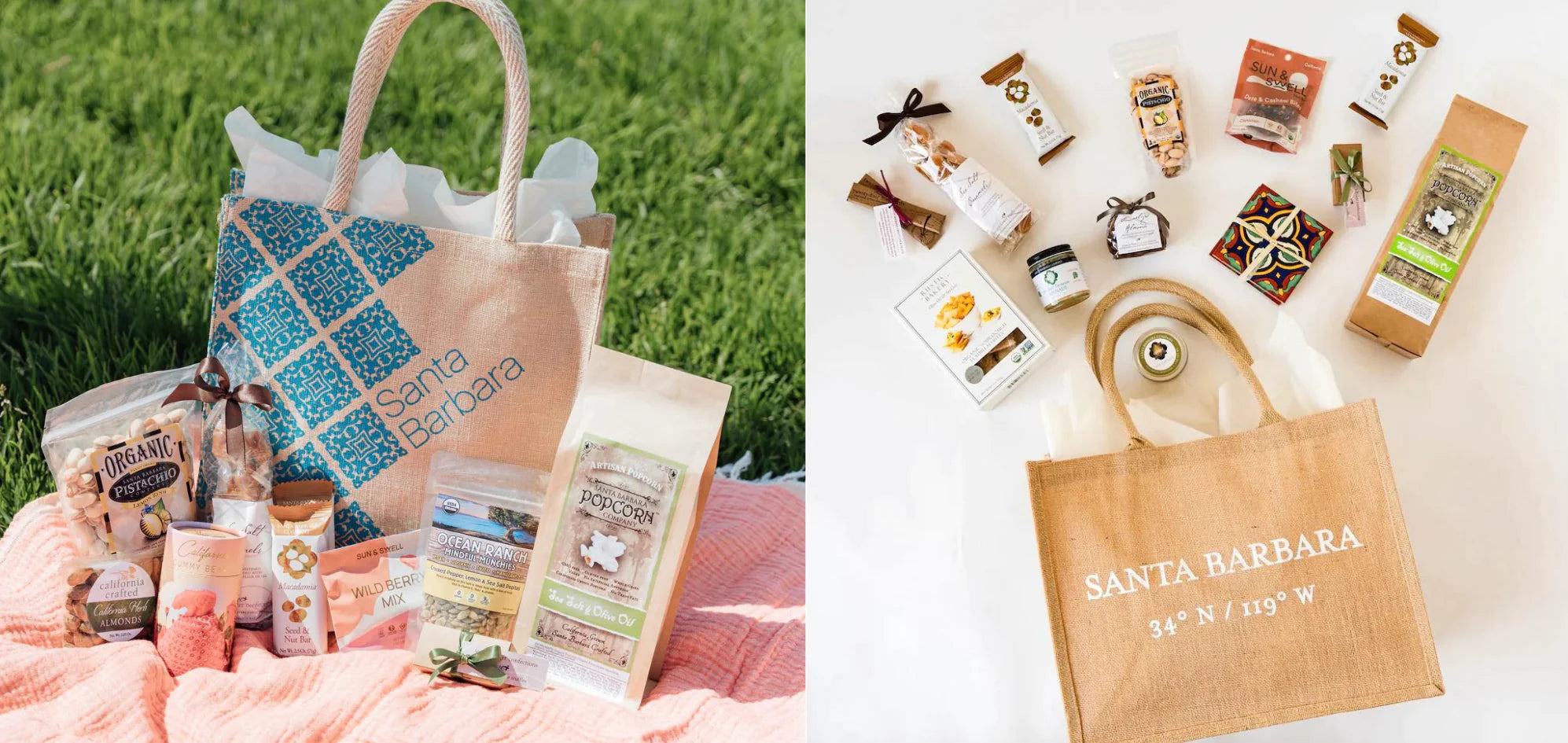 Santa Barbara wedding welcome gifts