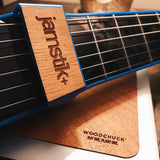 Blue jamstik+ Woodchuck wood onlay accessory