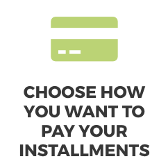 Choose how you want to pay your jamstik installments