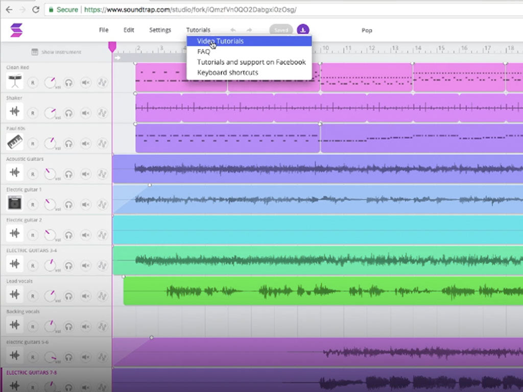 Soundtrap Tutorials Screenshot