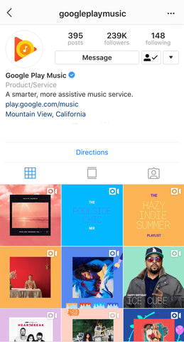 GooglePlayMusic Instagram