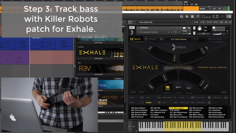 Using the Jamstik with Exhale from Output