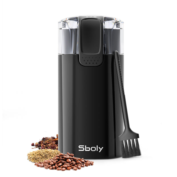 咖啡研磨机咖啡豆研磨机与2盎司的能力香料研磨机不锈钢刀片清洁刷