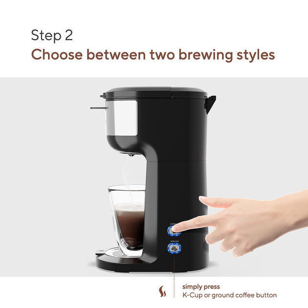Details about   Sboly Coffee Machine Brewer K-Cup Pod & Ground Coffee Vacuum Insulted Tumbler