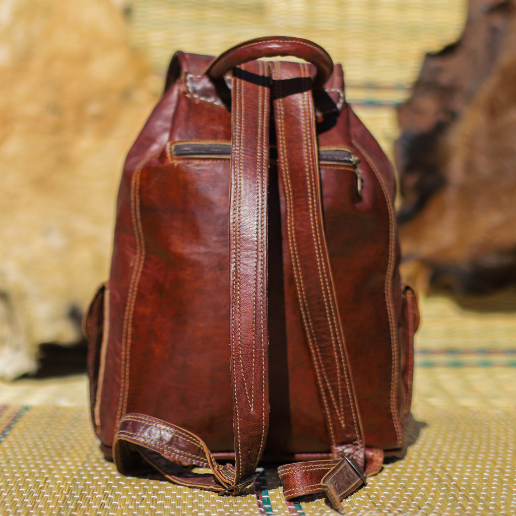 Shoulder Rucksack PU Leather Backpack Purse Floral Mehndi Style Backpack Vintage Laptop Bookbag for Women