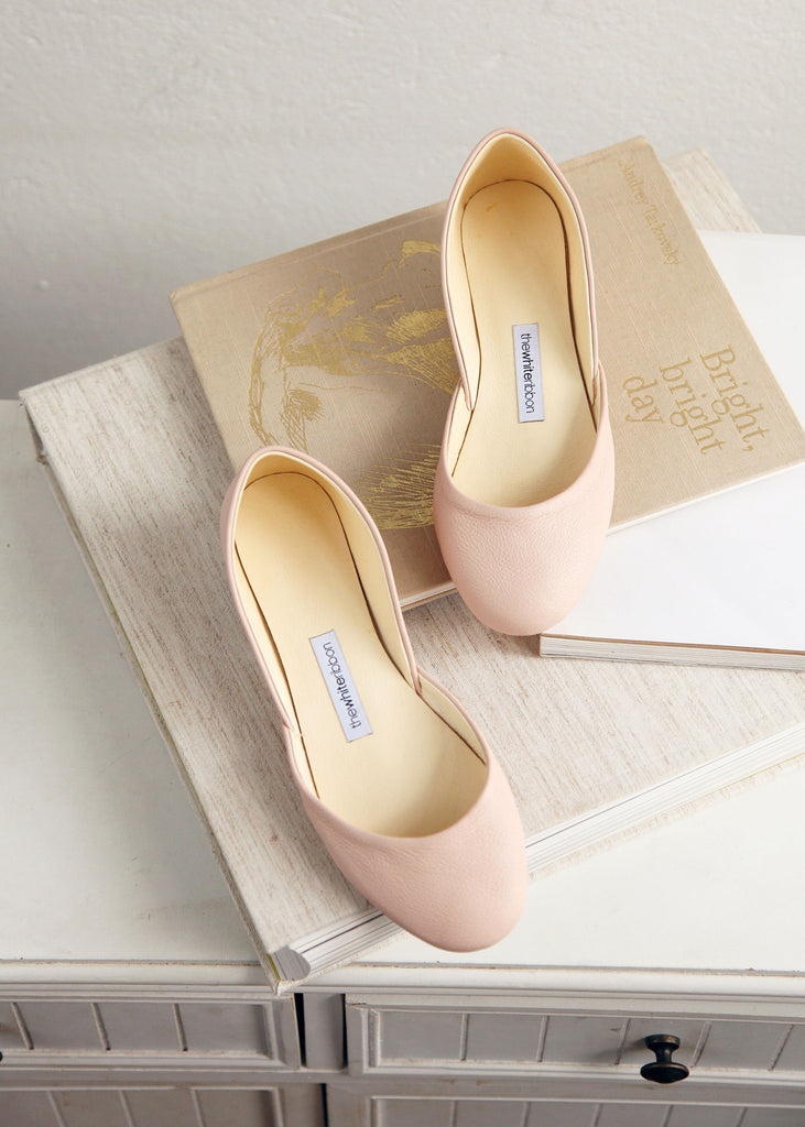 nude ballet flats